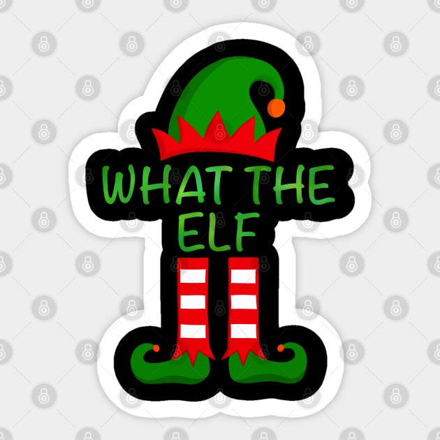 What The Elf - Christmas collection Sticker by Boopyra